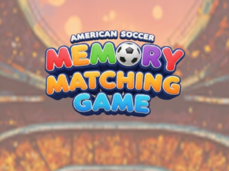 ゲームアメリカのサッカーメモリマッチングゲームオンライン