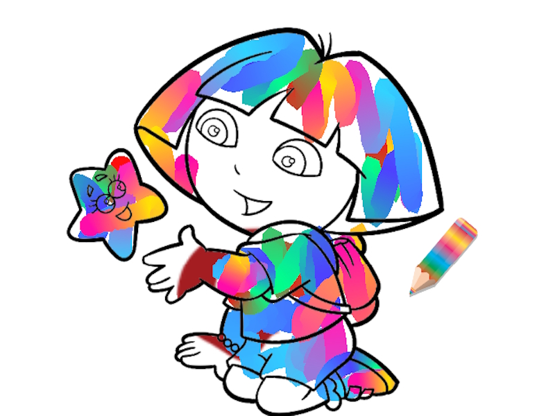 ゲームジャングルガール：着色ページオンライン