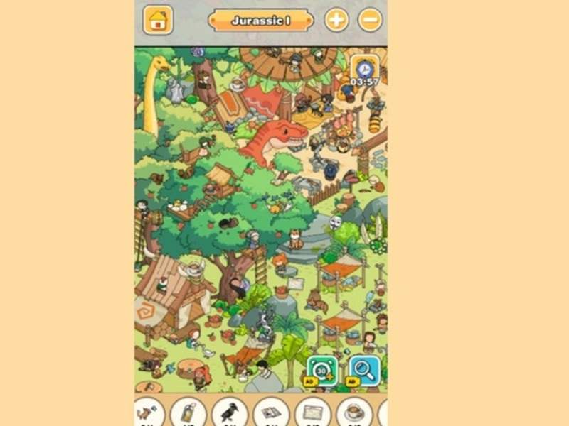 ゲームジュラシックパークを見つけてくださいオンライン