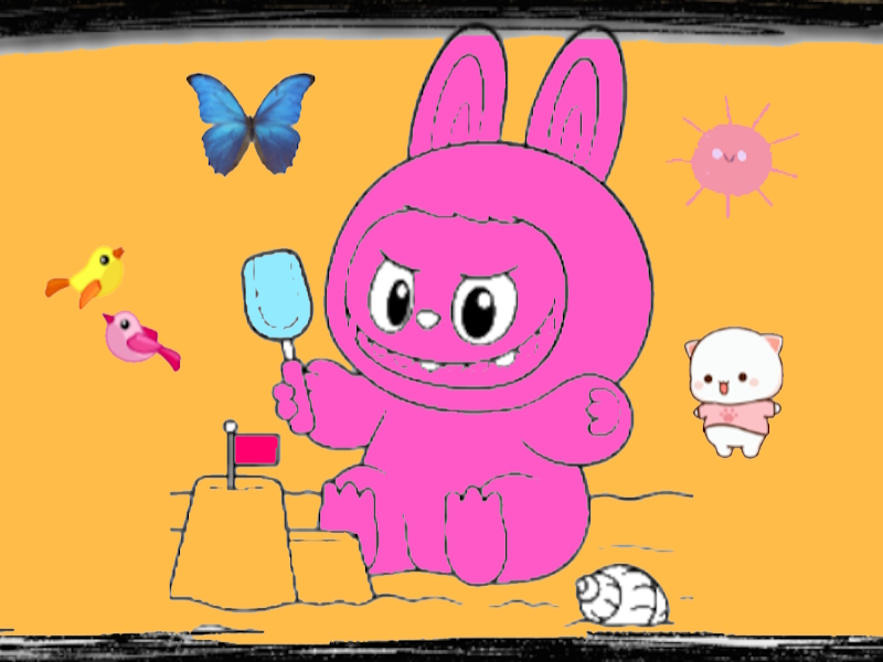 ゲームLabubu Coloring Adventureオンライン