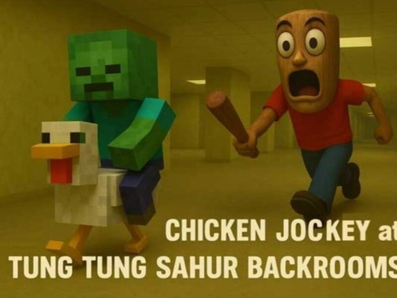 ゲームTung Tung Sahurバックルームのチキンジョッキーオンライン
