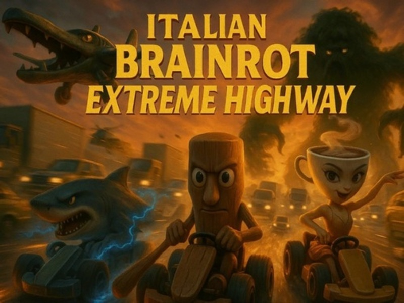 ゲームイタリアのBrainrot Extreme Highwayオンライン