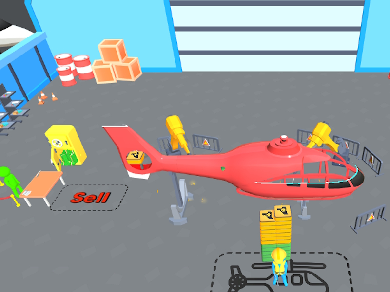 ゲーム飛行機工場：Tycoonオンライン