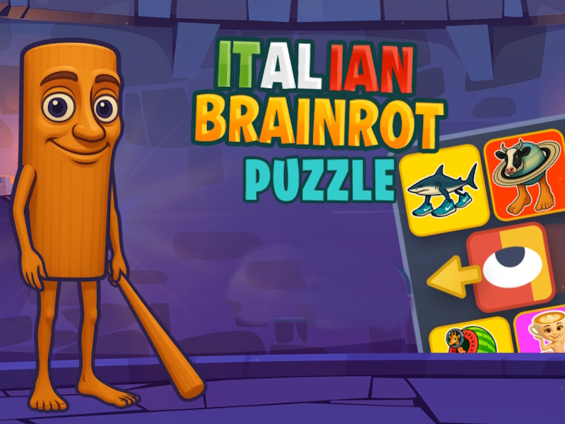 ゲームイタリアのブレインロットパズルオンライン