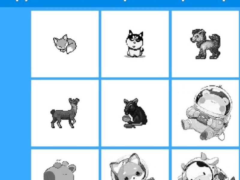 ゲーム数字による色ピクセルの着色オンライン