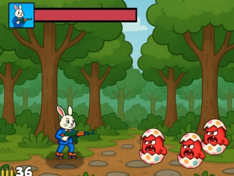 ゲームイースターエッグのモンスターオンライン